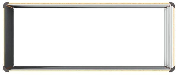 Povišeni vrtni krevet Prirodna 100 x 40 x 55 cm - 100 x 40 x 55 cm Prirodna
