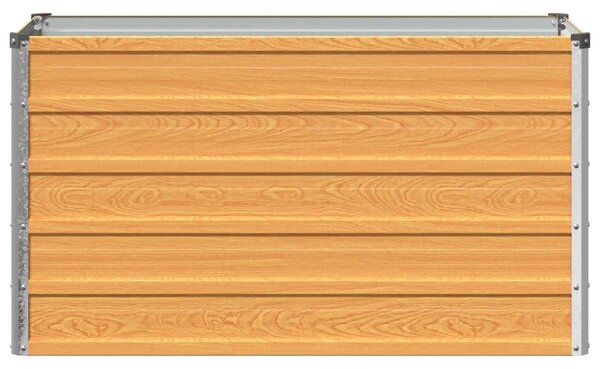 Povišeni vrtni krevet Prirodna 100 x 40 x 55 cm - 100 x 40 x 55 cm Prirodna