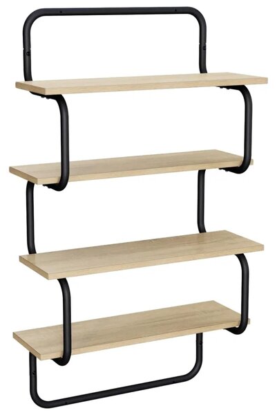 Polica sa 4 nivoa Hrast sonoma 40 x 24 5 x 104 cm - Hrast sonoma 40 cm 4 razine