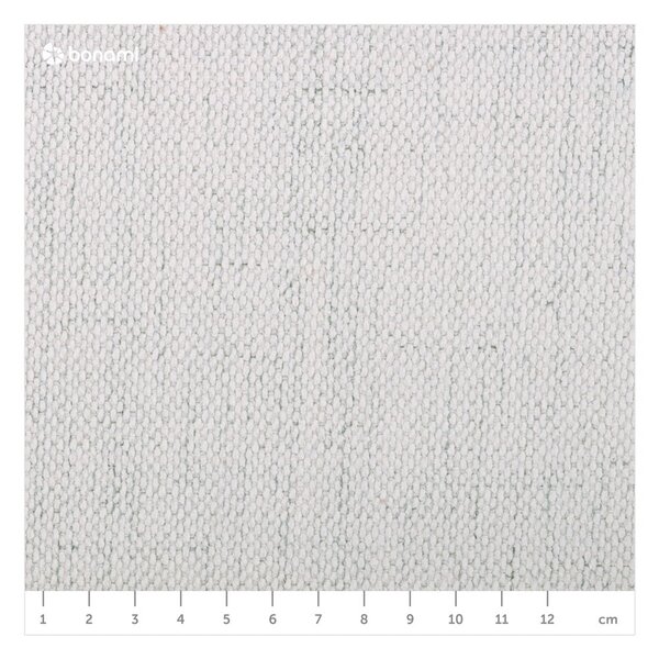 Krem tapecirani bračni krevet s prostorom za pohranu s podnicom 160x200 cm Lupine – Micadoni
