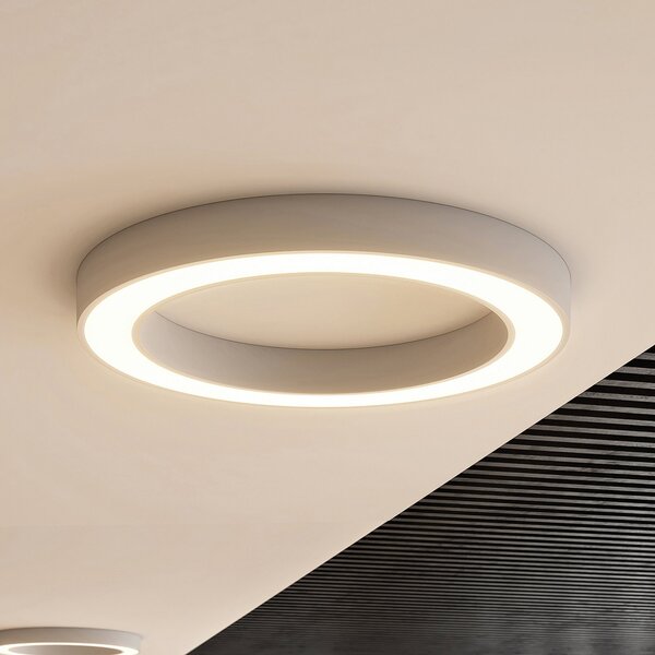 Arcchio Sharelyn LED stropna svjetiljka, Ø 80 cm, bijela, dimabilna, prigušiva, Bijela, Kuhinja, Aluminij