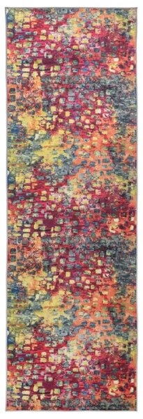 Traka za tepih LESAKA šareni 50 x 100 cm Dijamantni baršun - šareni 50 x 100 cm