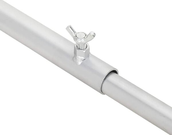 Kuka za platna za prikolice Srebrna 136-218 cm - 136-218 cm 1