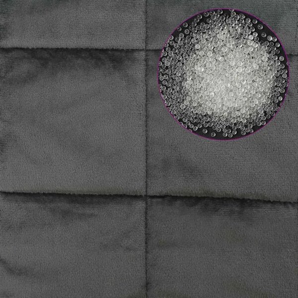 Težak pokrivač Antracit 120 x 180 cm 5 kg 100% Pamuk 205T - Antracit 120 x 180 cm 5 kg