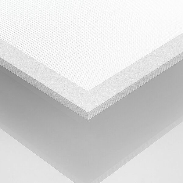 PRIOS Prios LED panel Gelora, 80 cm, 4.000 K, srebrna, aluminij, Bijela, Kuhinja, Plastika