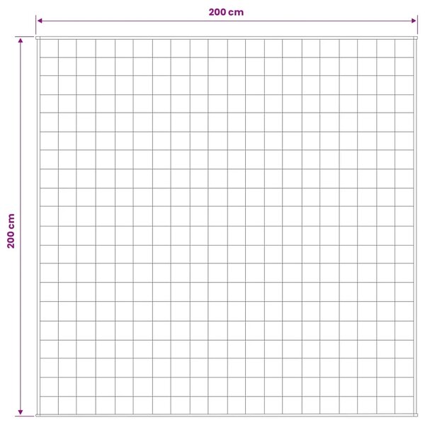 Težak pokrivač Antracit 200 x 200 cm 9 kg 100% Pamuk 205T - Antracit 200 x 200 cm 9 kg