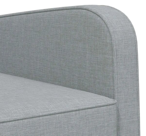 Fotelja Svjetlosiva Tkanina - Svjetlosiva