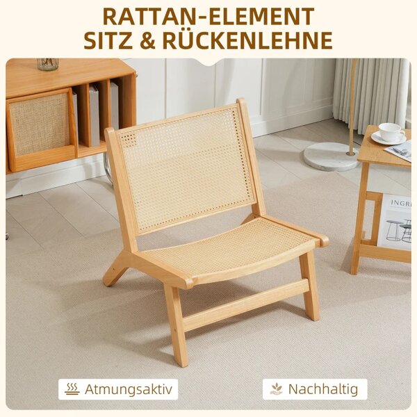 Ratan stolica 64 x 70 x 74 cm