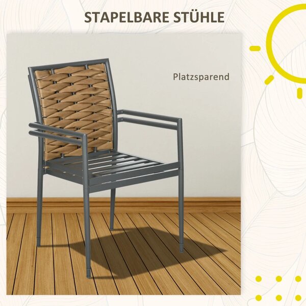 Vanjske stolice 57 x 58 x 87 cm