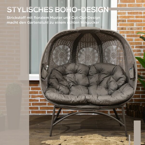 Vrtna stolica 126 x 75 x 142 cm