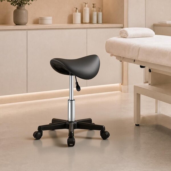 Stolica sa sjedištem, ergonomska stolica na kotačiće od PU kože