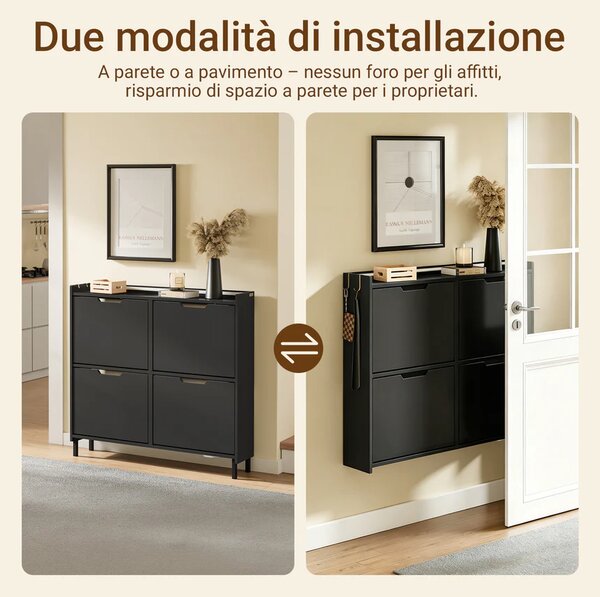 Stalak za cipele 100 x 19 x 93 cm