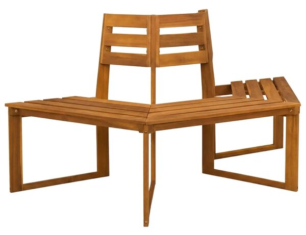 Klupa pod drvetom 160 x 70 x 86 cm Čvrsto drvo akacije Prirodna - 1