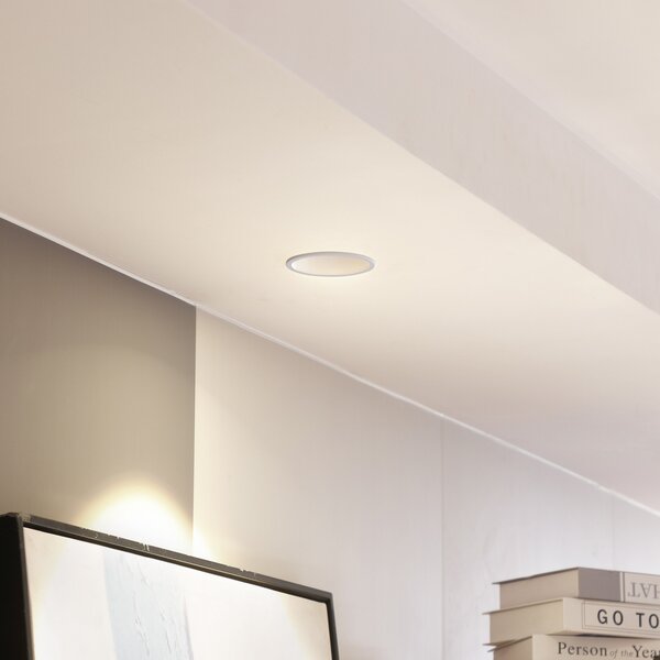 Arcchio Archio LED downlight Niria, bijela, 2.700K, prigušiva, Bijela, Dnevni boravak/blagovaonica, Metal