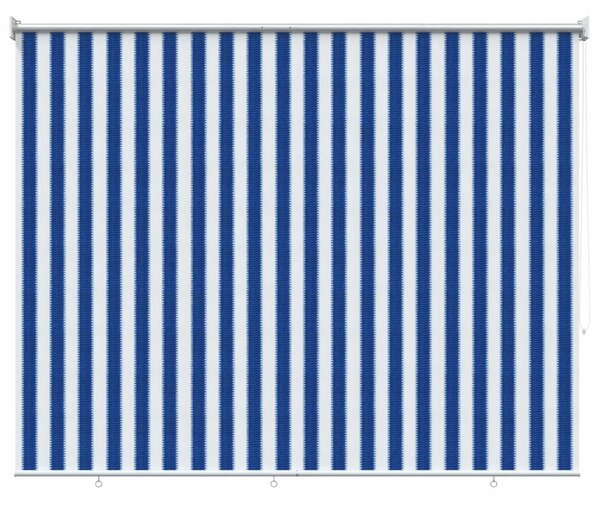 Vanjska roleta 90% blokada UV zraka Plava i bijela pruga - Plava i bijela pruga 200 x 230 cm