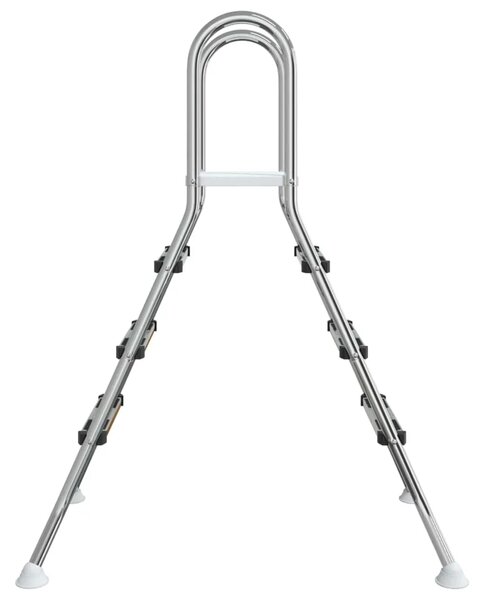 Ljestve za bazen iznad tla 100 cm 3-Step Nehrđajući čelik 304 - 3 stepenice