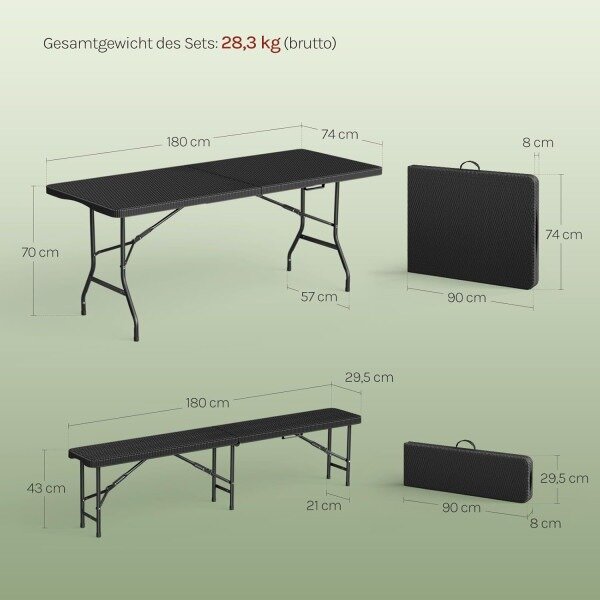Vrtni sklopivi set