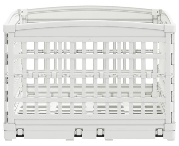 Igraonica za pse s 4 panela 177 5 x 154 5 x 112 cm Plastika - s podlogom 177 5 x 154 5 x 112 cm