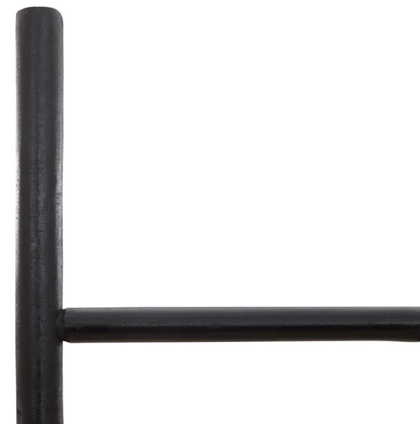 Ljestva za deke Crna 50 x 190 cm Bambus - 190 cm Crna