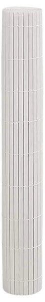 Vrtna ograda dvostrana bijela 1 8x5 m PVC - Bijela 180 x 500 cm