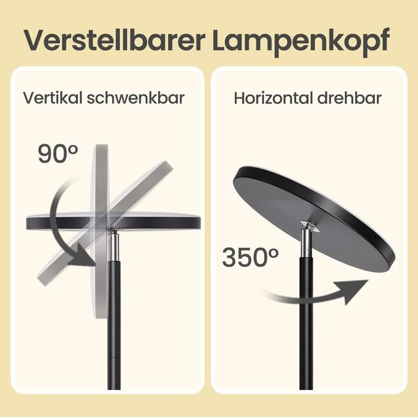LED podna lampa 30W, rotirajuća glava