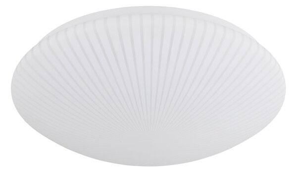 Searchlight LED stropna svjetiljka Malta, Ø 39 cm, bijela, akril, CCT, Bijela, Dnevni boravak/blagovaonica, Plastika
