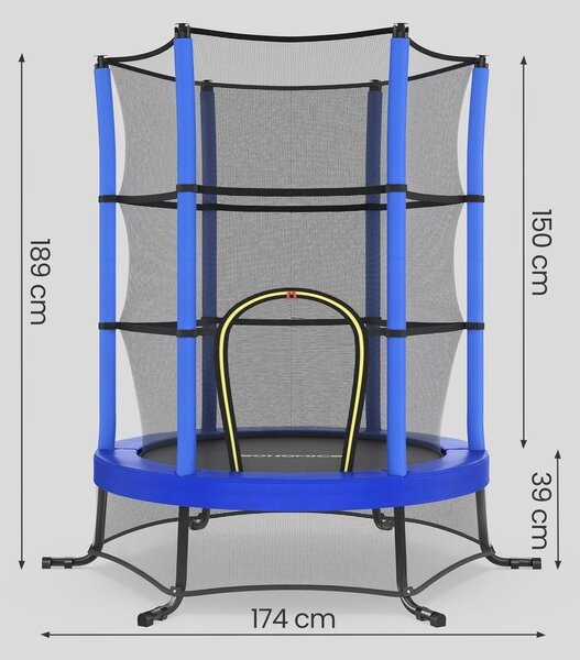 Dječji trampolin, 174 cm - šarena