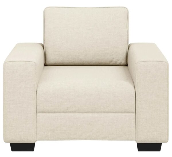 Sofa stolica Bež 100 cm Platnasta tkanina - Sofa stolica