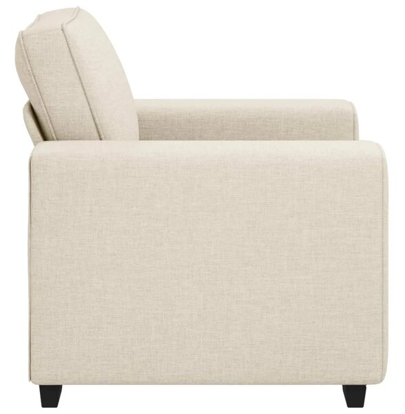 Sofa stolica Bež 100 cm Platnasta tkanina - Sofa stolica