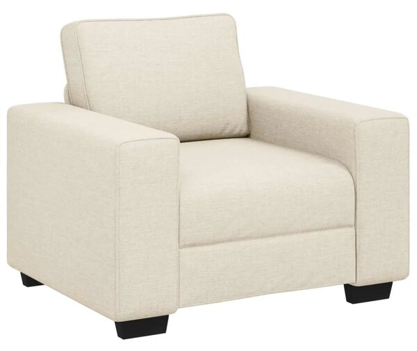 Sofa stolica Bež 100 cm Platnasta tkanina - Sofa stolica