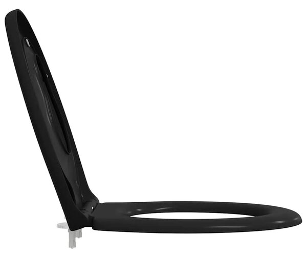 WC daska Crna 47 x 37 x 4 cm Duroplast - Crna