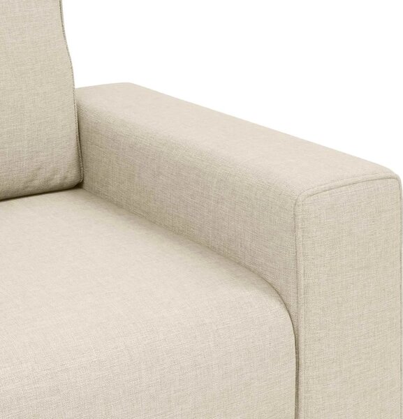 Sofa stolica Bež 100 cm Platnasta tkanina - Sofa stolica