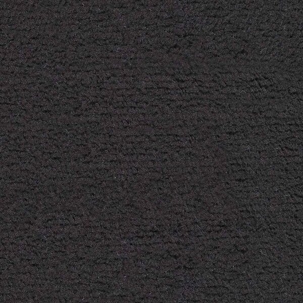 Tepih HUARTE Crna 80 x 150 cm Poliester - Ovalno-asimetrično Crna 80 x 150 cm