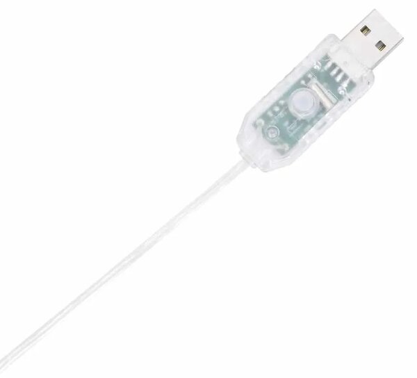 Poklon kutija za božićne ukrase 250 LED toplo bijela - Šareni