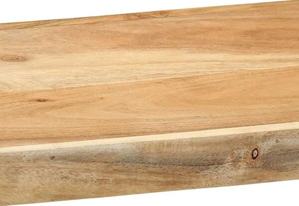 Zidna polica 110x33x45 cm puno drvo bagrem - 110 x 33 x 45 cm Masivno bagremovo drvo