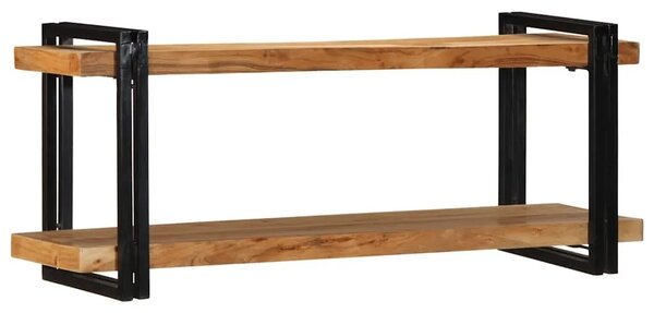 Zidna polica 110x33x45 cm puno drvo bagrem - 110 x 33 x 45 cm Masivno bagremovo drvo