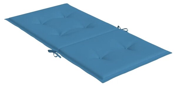 Jastuci za stolice 4 kom prošarano plavi 100x50x4 cm od tkanine - Prošarana plava 100 x 50 x 4 cm 4