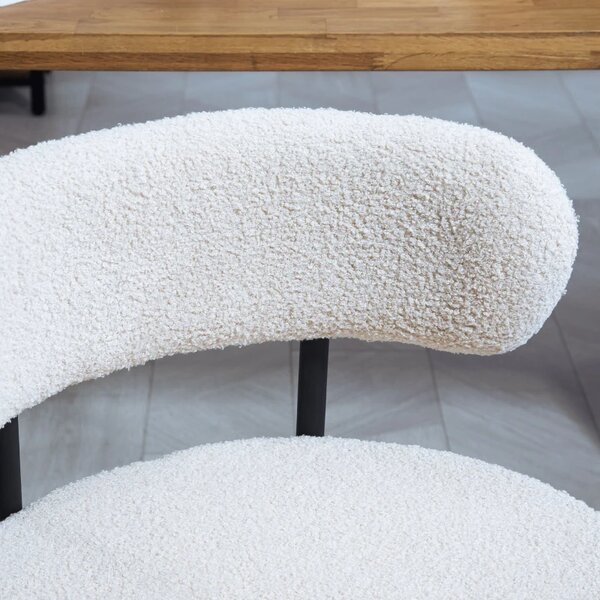 Set blagovaonskih stolica 51 cm x 51 cm x 76 cm - Bijela