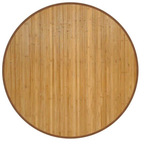 Okrugli tepih Prirodni 100 cm Bambus - Prirodna 100 cm