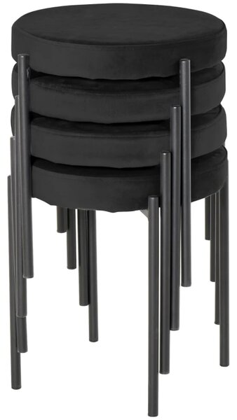 Blagovaonska stolica Accent Chair - Crna
