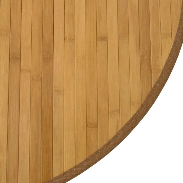 Okrugli tepih Prirodni 80 cm Bambus - Prirodna 80 cm