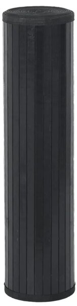 Pravokutni tepih crni 70x100 cm bambus - Crna 70 x 100 cm