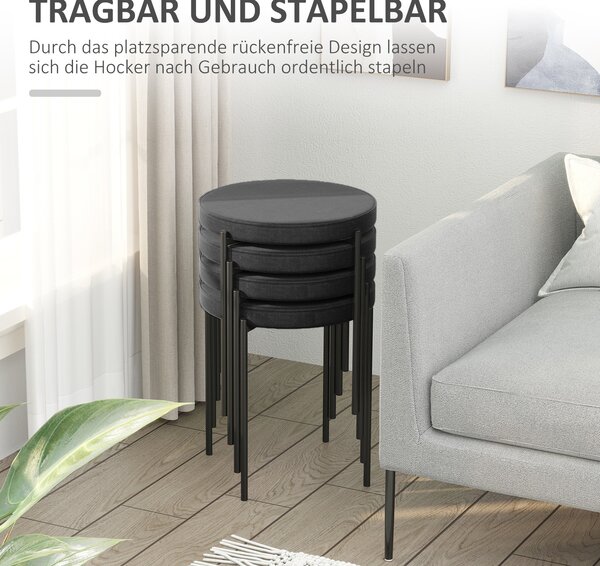 Blagovaonska stolica Accent Chair - Crna