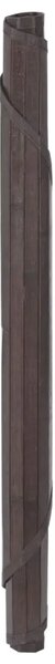 Okrugli tepih tamnosmeđi 80 cm bambus - Tamno smeđa 80 cm