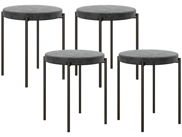 Blagovaonska stolica Accent Chair - tamnosiva