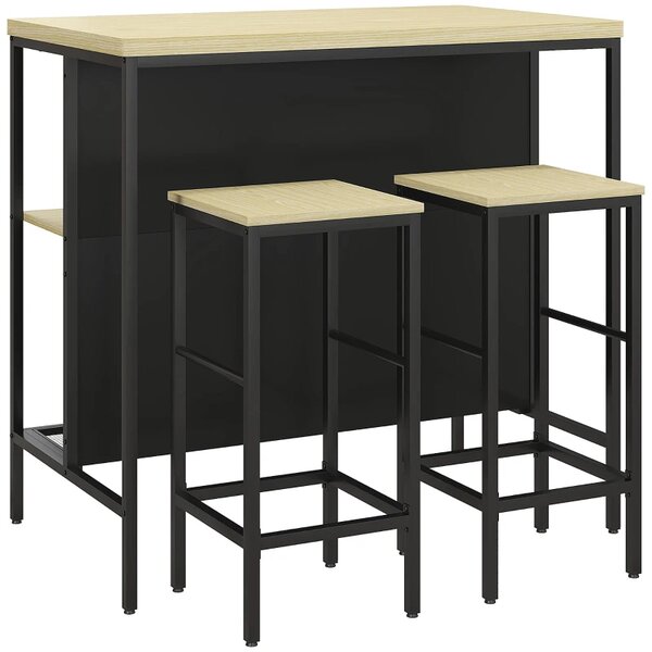 Barski set, 2 barske stolice i 1 barski stol