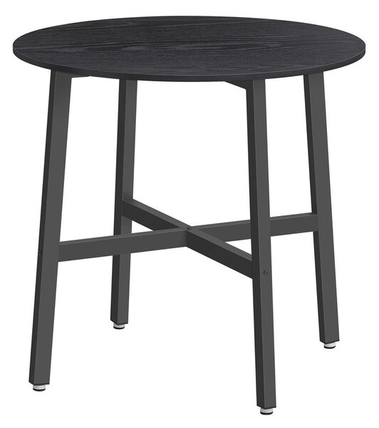 Okrugli kuhinjski stol 80 x 75 cm - Crna
