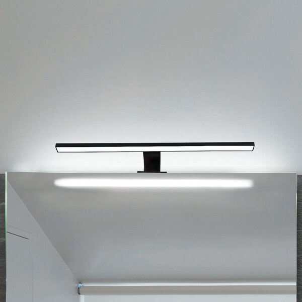B.K. Licht LED svjetiljka za ogledalo Bill, Š 60 cm, crna, metalna, 4000 K, Crno, kupaonica, Metal