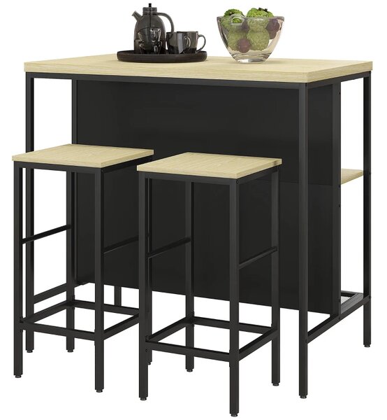 Barski set, 2 barske stolice i 1 barski stol