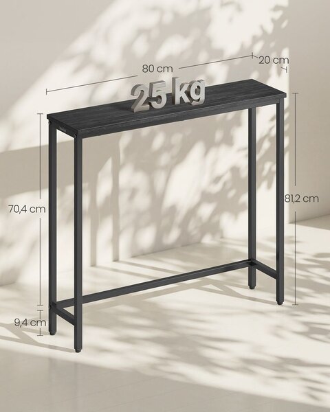 Konzolni stolić 20 x 80 x 81,2 cm